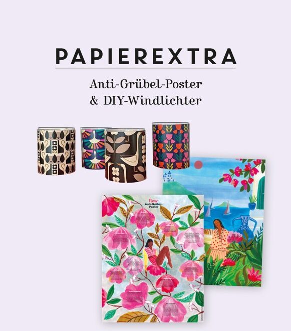 Papierextras im Heft