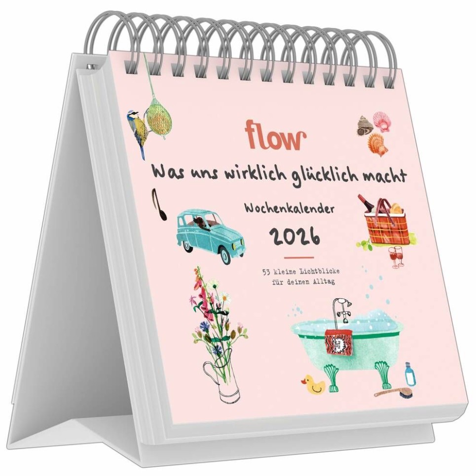 Flow Tischkalender 2026